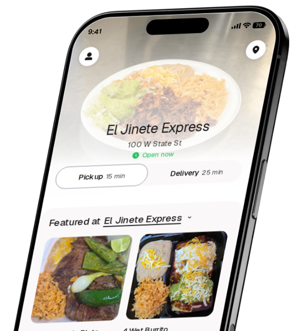 El Jinete Express app preview