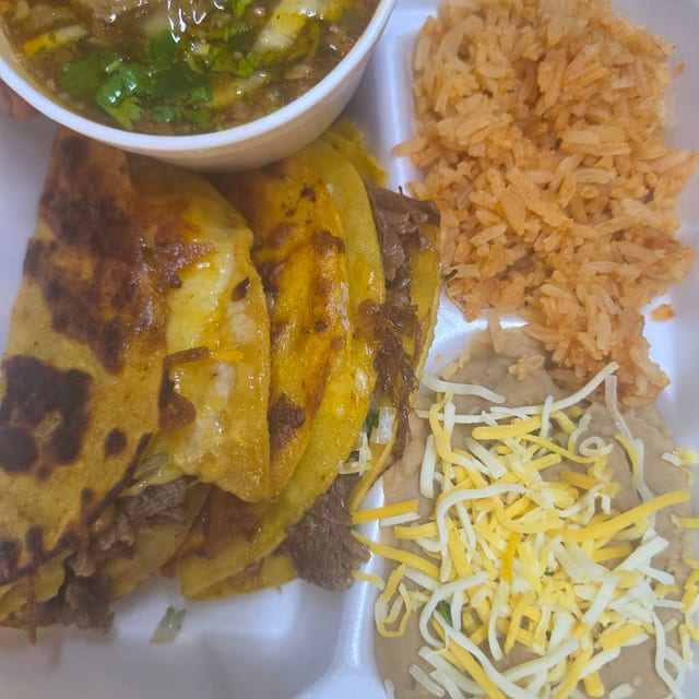 Quesabirria Plate.